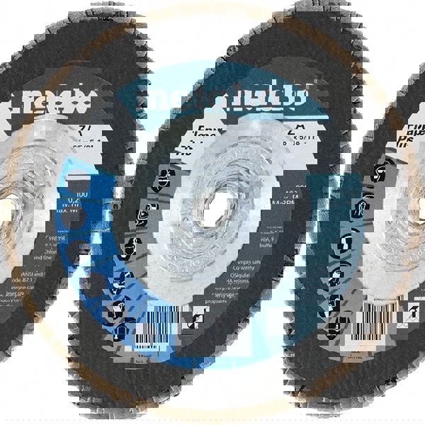 Flap Disc: 5/8-11 Hole, 40 Grit, Zirconia Alumina, Type 27